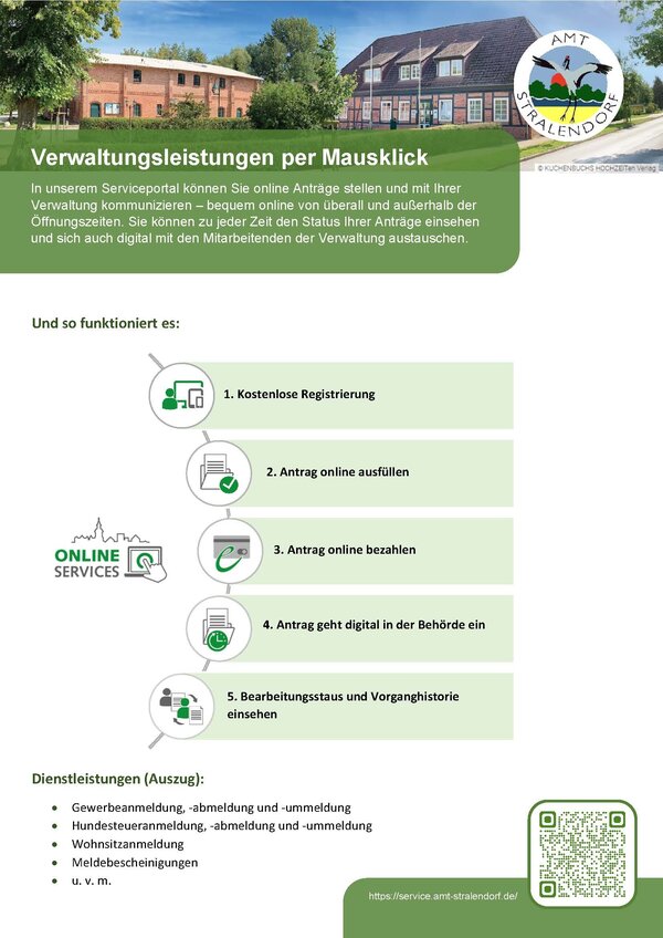 Verwaltungsleistungen per Mausklick